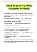 CSES 2040 Test 3 With Complete Solution