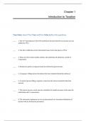 Test Item File- Practice Test Bank - Taxation for Decision Makers,Dennis-Escoffier,2012 edition 