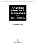 Book review English literature and composition 