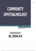 COMMUNITY OPHTHALMOLOGY