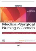 Test bank for Lewis's Medical-Surgical Nursing in Canada-Assessment and Management of Clinical  Problems 5th Edition by Jane Tyerman, Shelley Cobbett, Mariann M. Harding, Jeffrey Kwong, Dottie  Roberts, Debra Hagler & Courtney Reinisch