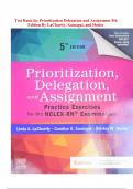 Test Bank for Prioritization Delegation and Assignment 5th Edition LaCharity, Kumagai, and Hosler