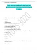 NURS 3020 MIDTERM EXAM 2024 VERIFIED  QUESTIONS AND ANSWERS COMPLETE PAPER (WALDEN)