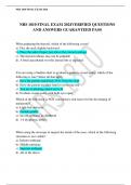 NRS 1810 FINAL EXAM 2024VERIFIED QUESTIONS AND ANSWERS GUARANTEED PASS