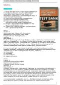  Essentials of Psychiatric Nursing 2nd Edition Test Bank by Mary Ann Boyd, Rebecca Ann Luebbert  All Chapters (1-12) | A+ ULTIMATE GUIDE