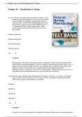 Focus on Nursing Pharmacology 8th Edition Test bank by Am8th Edition Test bank by Amy Karchy Karch - Chapter 1-59 | Complete Guide 2022