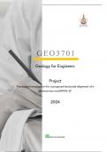 GEO3701 (Geology for Engineers) Project 2024