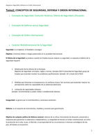 Seguridad y Defensa en el orden internacional