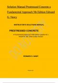 Solution Manual Prestressed Concrete a Fundamental Approach 5th Edition Edward G. Nawy 