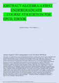 ABSTRACT ALGEBRA A FIRST  UNDERGRADUATE     COURSE 5TH EDITION PDF,      EPUB, EBOOK