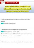 NR 566/ NR566 Midterm Exam Study Guide (250+ Qs & Ans) (Latest 2024 / 2025): Advanced Pharmacology for Care of the Family (Verified Answers)