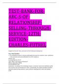 TEST-BANK-FOR-ABC-S-OF-RELATIONSHIP-SELLING-THROUGH-SERVICE-12TH-EDITION- CHARLES-FUTREL