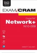 CompTIA Network+ N10-009 Exam Cram 8th Edition Pearson  2024 