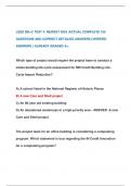 LEED BD+C TEST 4 NEWEST 2024 |ACTUAL COMPLETE 100  QUESTIONS AND CORRECT DETAILED ANSWERS (VERIFIED  ANSWERS ) ALREADY GRADED A+.