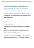 LEED BD+C V4:WATER EFFICIENCY (WE) EXAM 2024 |ACTUAL  COMPLETE QUESTIONS AND CORRECT DETAILED ANSWERS  (VERIFIED ANSWERS) ALREADY GRADED A+.