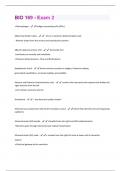 BIO 169 - Exam 2 Questions And Answers