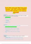 Stuvia Ahip med surge Maid Term exam Seraphin- with 100% verified CORRECT Answers BEST REVIEW (Latest Update) 2023/2024 100 Q&A