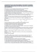 LEADERSHIP ROLES AND MANAGEMENT FUNCTIONS IN NURSING THEORY AND APPLICATION 10TH EDITION CHAPTER 3 QUESTIONS AND ANSWERS #7