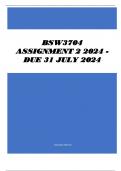 BSW3704 Assignment 2 2024 - DUE 31 July 2024