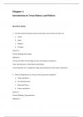 Test Item File- Practice Test Bank - The State of Texas, Mora,3e