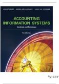 ACCOUNTING INFORMATION SYSTEMS CONTROLS AND PROCESSESS 3RD EDITION BY LESLIE TURNER, ANDREA WEICKGENANNT, MARY KAY COPELAND SOLUTIONS MANUAL