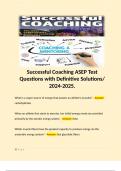 Successful Coaching ASEP Compilation Bundle. 