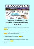 ASEP Successful Coaching Exam Bundle Pack. 