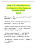 ISTM 210: Curtsinger - Exam  Test Questions With Reviewed  Correct Answers  Pass!!