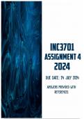 INC3701 Assignment 4 2024 | Due 24 July 2024
