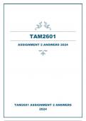 TAM2601 ASSIGNMENT 2 ANSWERS 2024