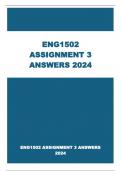 ENG1502 ASSIGNMENT 3 ANSWERS 2024