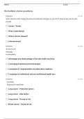 PDHPE HSC CORE 1 (SOLVED) 100% CORRECT -greatdoc