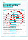 CWEL LICENSE EXAM.WITH VERIFIED QUESTIONS AND ANSWERS.A+ GRADED.2024/2025.