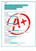 DAVIES BREAST ARDMS.WITH VERIFIED QUESTIONS AND ANSWERS.A+ GRADED.2024/2024.