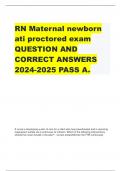 RN Maternal newborn  ati proctored exam QUESTION AND CORRECT ANSWERS  2024-2025 PASS A+ A nurse is developing a plan of care for a client who has preeclampsia and is receiving  magnesium sulfate via a continuous IV infusion. Which of the following interve