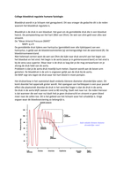 Samenvatting bloeddrukregulatie 