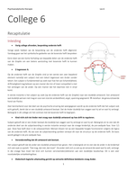 Psychoanalytische therapie - les 6 (2015-2016)