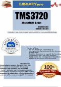 TMS3720 Assignment 3 (COMPLETE ANSWERS) 2024 (234942) - DUE 11 July 2024