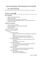 Overheidscommunicatie en voorlichting [1CM - Theunen L.]