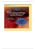 Applied Pathophysiology A Conceptual Approach To The Mechanisms Of Disease 3rd Edition Braun Test Bank (With Answer Key)