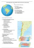 Samenvatting de geo 3 havo hoofdstuk 3 Chili: het land waar de aarde ophoudt
