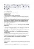 Principles and Strategies of Teaching in Medical Laboratory Science - Module 18_ Discipline