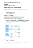 Samenvatting Psychotherapeutische Stromingen van alle verplichte literatuur (70120320DY) 