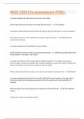 WGU C215 Pre-assessment PVDC Questions + Answers Graded A+