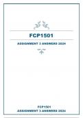 FCP1501 ASSIGNMENT 3 ANSWERS 2024