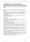 OB /PEDS ---ATI / NCLEX Review questions with answers correct (graded A+)