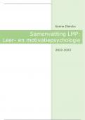 Leer- en motivatiepsychologie (LMP)