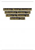 Solution Manual Accounting Information Systems 12th Edition by Romney and Steinbart CH12