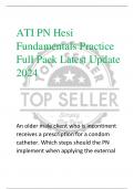 ATI PN Hesi  Fundamentals Practice Full Pack Latest Update  2024