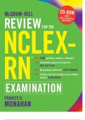 McGraw Hill Review for the NCLEX RN Examination